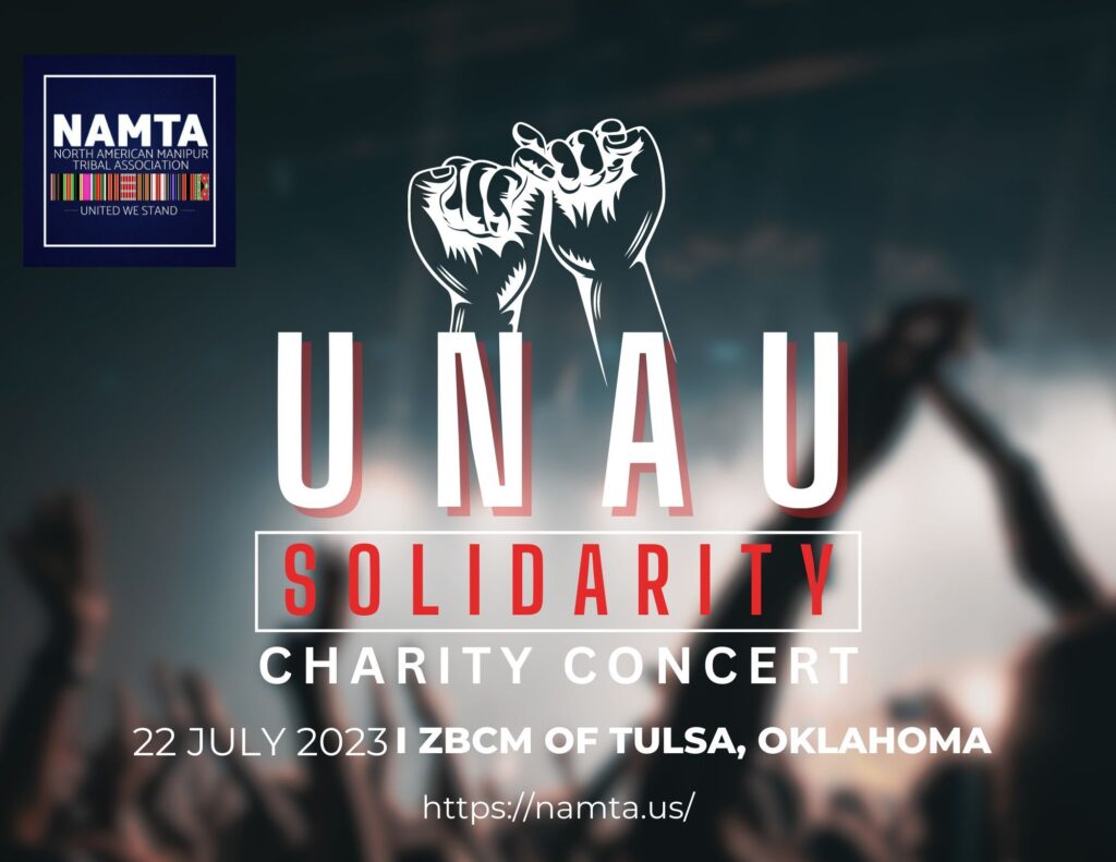UNAU-Solidarity Charity Concert front image. Pinky Fingers cross.